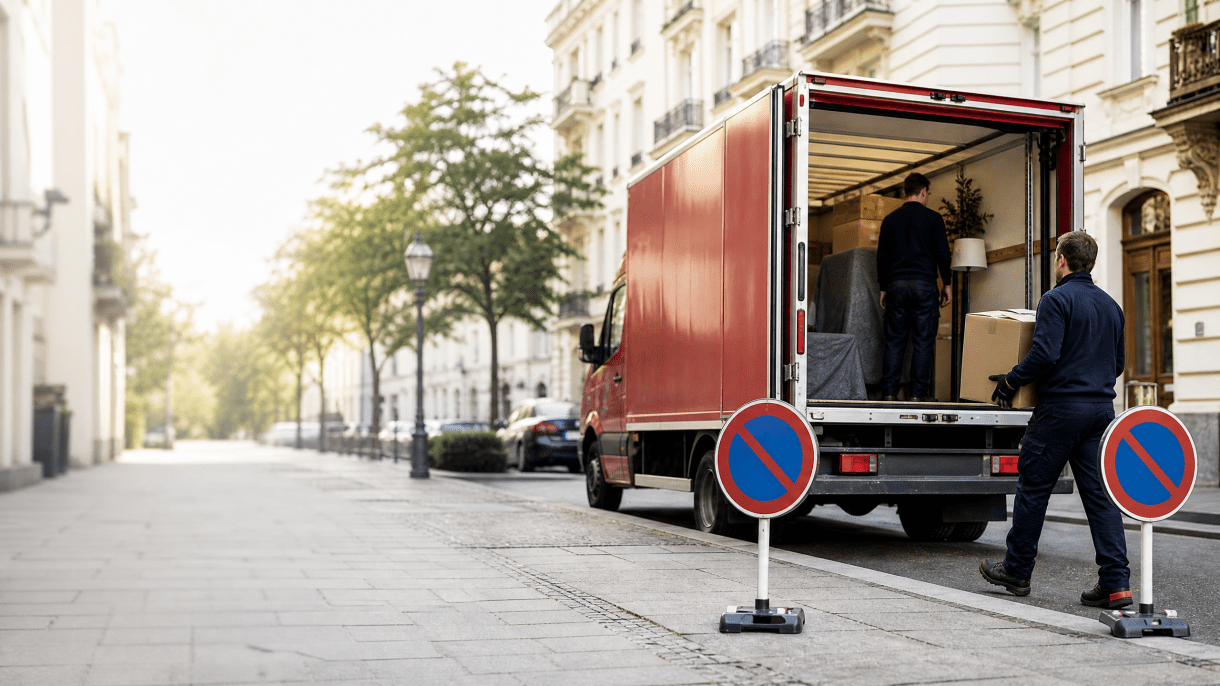 Halteverbotszone in Berlin beantragen: Fristen, Kosten und Ablauf für einen stressfreien Umzug – Kraftmann Umzüge Berlin