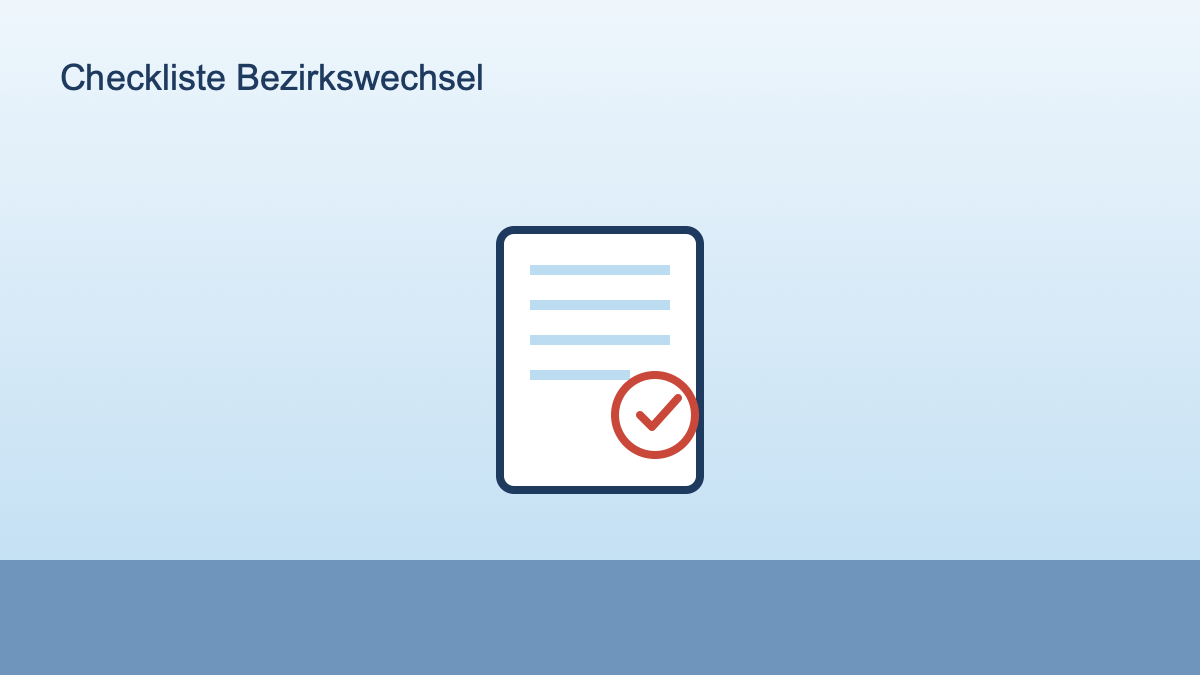 Symbolbild Checkliste mit Haken fuer den erfolgreichen Umzug in einen neuen Berliner Bezirk