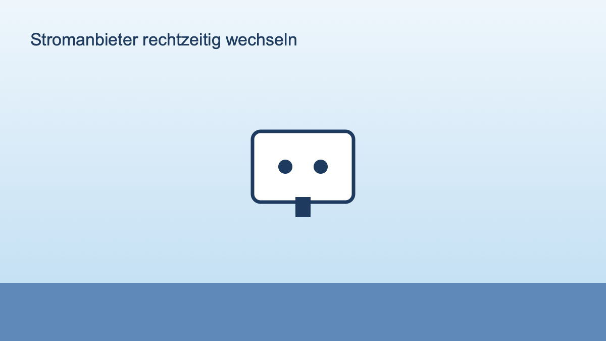 Symbolbild einer Steckdose als Sinnbild für den Wechsel des Stromanbieters beim Umzug