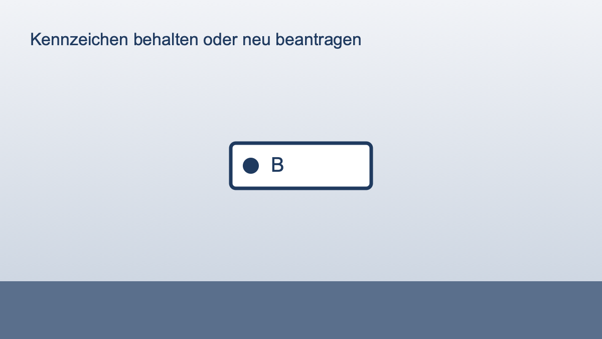 Symbolbild eines Kfz-Kennzeichens