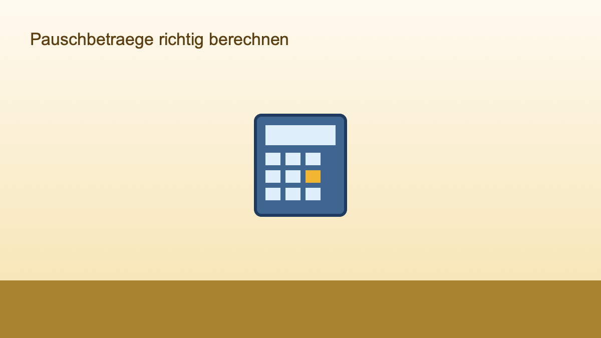 Symbolbild eines Steuerformulars mit Berechnung der Umzugskostenpauschale