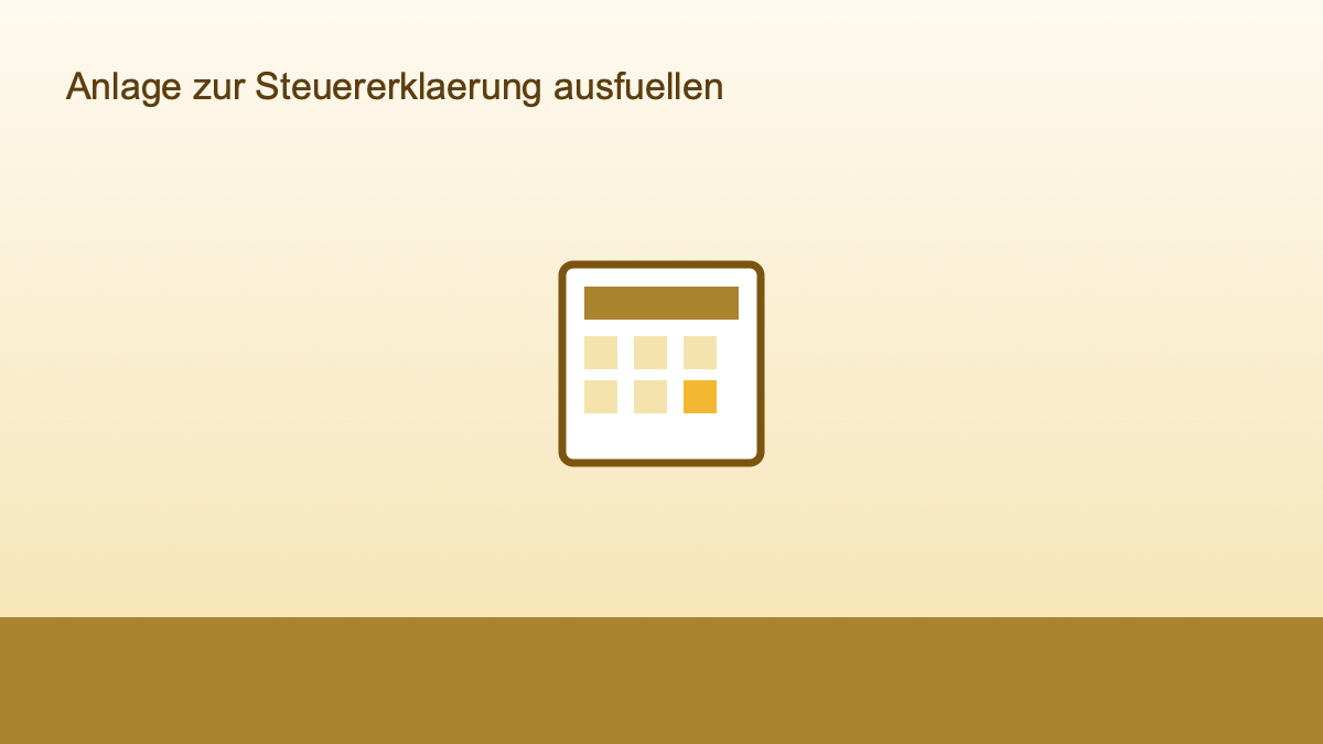 Symbolbild eines Steuerformulars für die Steuererklärung